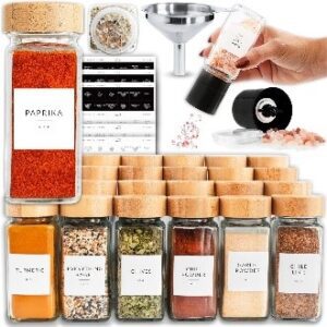 Seasoning Jars with Labels