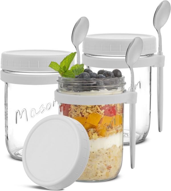 Overnight Oats Mason Jars